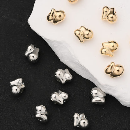 30/50PCS 14×11mm CCB Irregular Spacer Bead Set