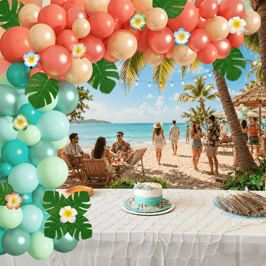 Summer Theme Flower Balloon Arch Kit