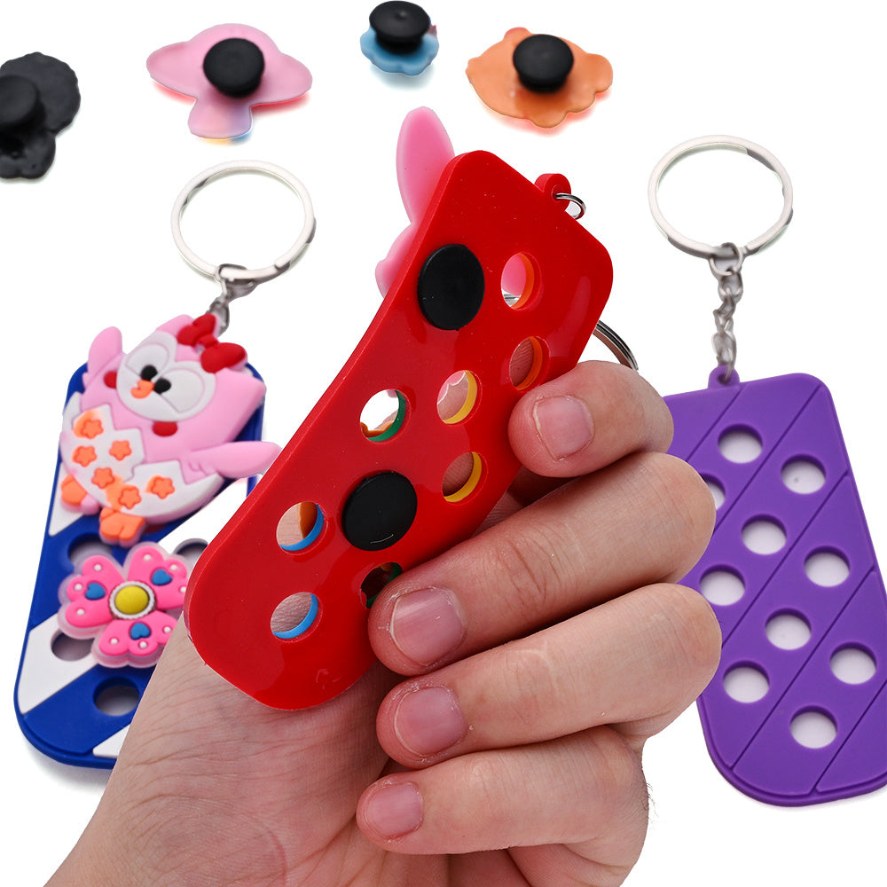 12/24PCS Colorful DIY Keychain Ornament Set