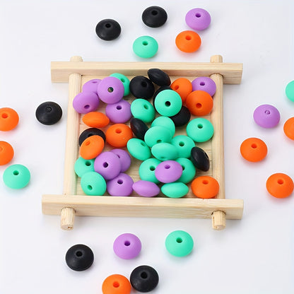 Silicone Abacus Spacer Beads