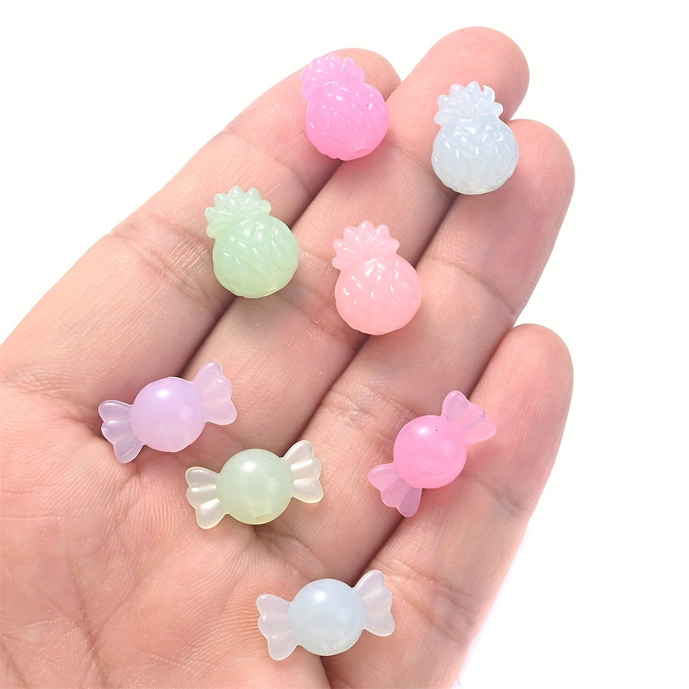 Pineapple Acrylic Beads