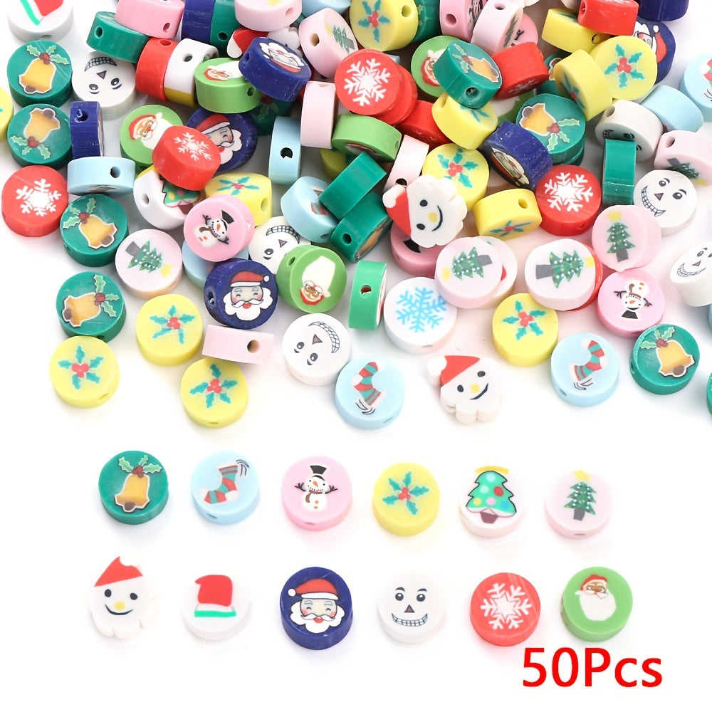 Halloween & Christmas Soft Pottery Beads