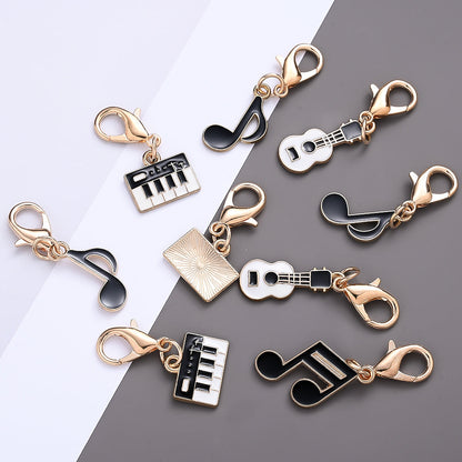 Music-Themed Alloy Pendant Charms
