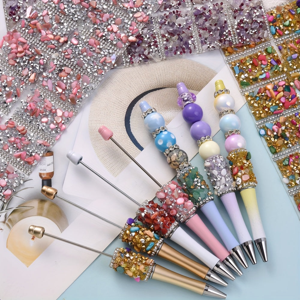 14PCS 40×30mm Self-Adhesive Decorative Gravel Embellishment Set