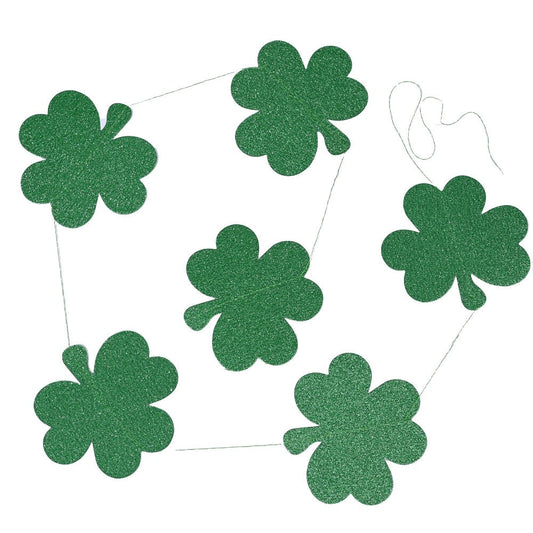 Green Clover Paper Skewers
