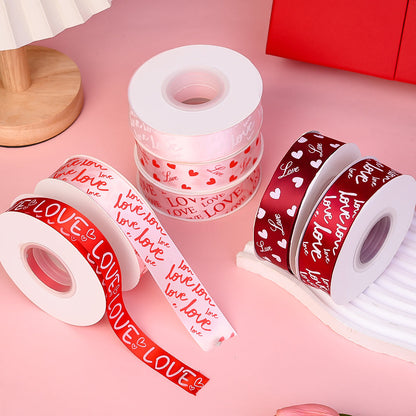Love Heart Grosgrain Ribbon