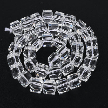6/8/10/12mm Cubic Glass Beads