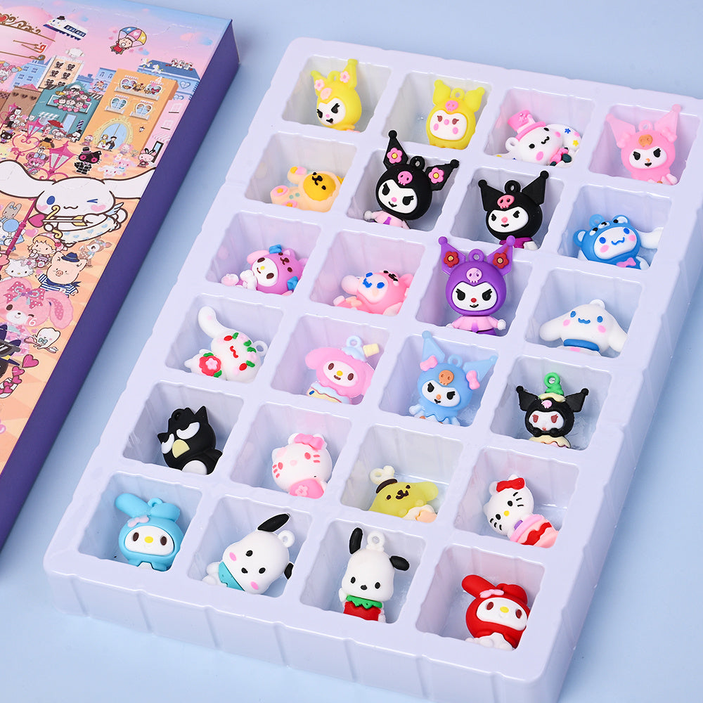 Anime Character Advent Countdown Keychain Box