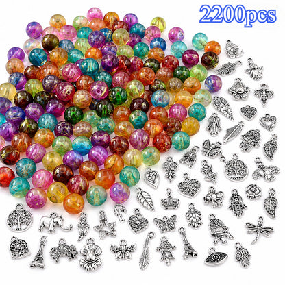 2200pcs Beads Pendants Set