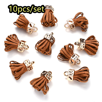 Fashion Mini Colorful Fringe with Golden Cap
