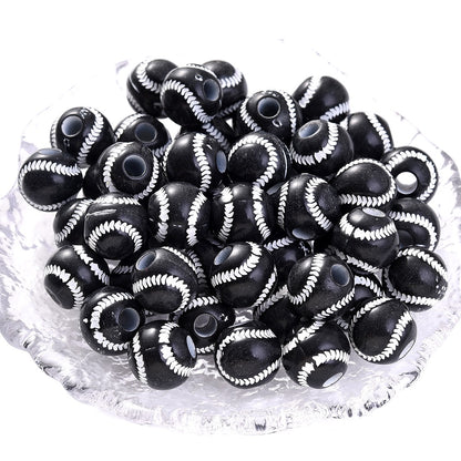 50pcs 39 Styles Mixed Sports Ball Beads