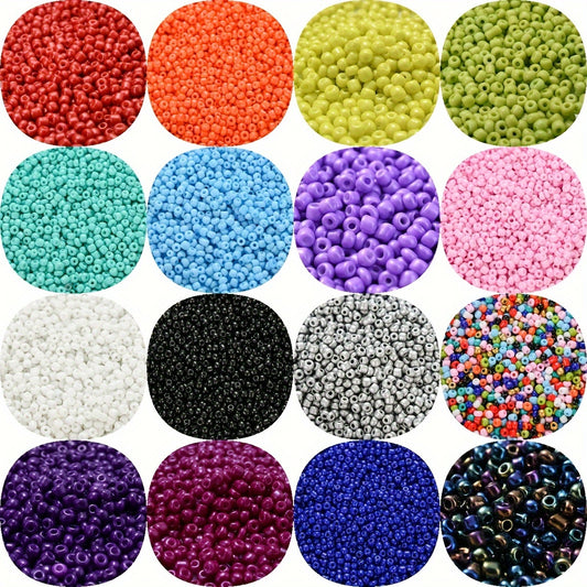 1000pcs 2mm Multicolor Glass Seed Beads