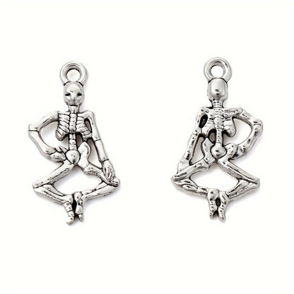 Ancient Silver Skull Alloy Pendants