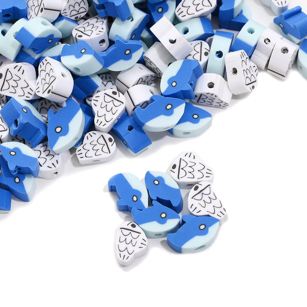 Shark Polymer Clay Beads
