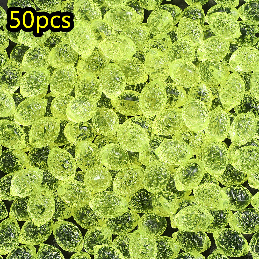 Frosted Macaron Acrylic Beads