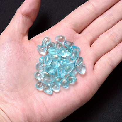 10PCS AB Water Drop Crystal-Style Bead Set