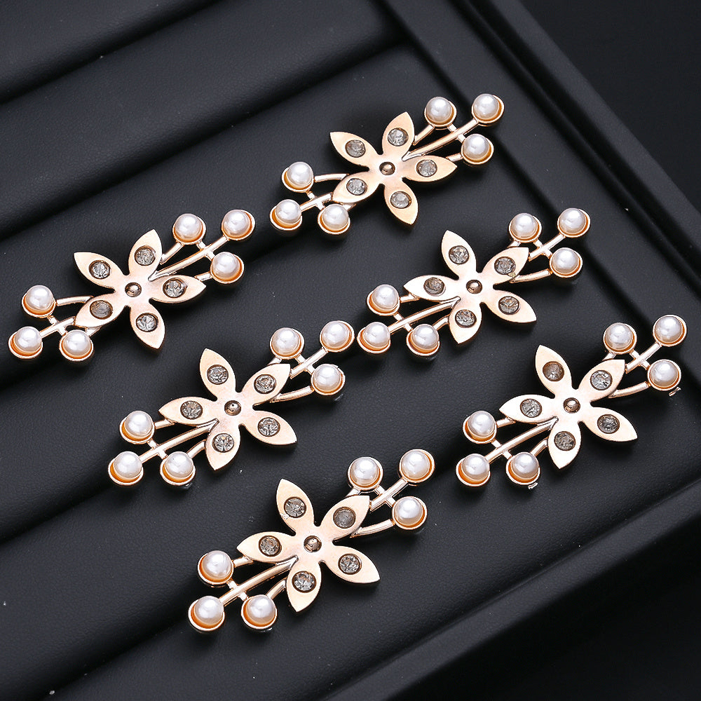 25x44 mm Rose Gold Pearl Plastic Patches