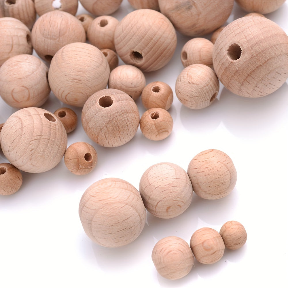 Round Wooden Beads