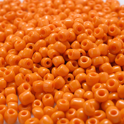 Red & Orange Czech Glass Seed Beads