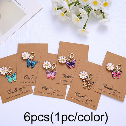 Butterfly Keychain Gift Set