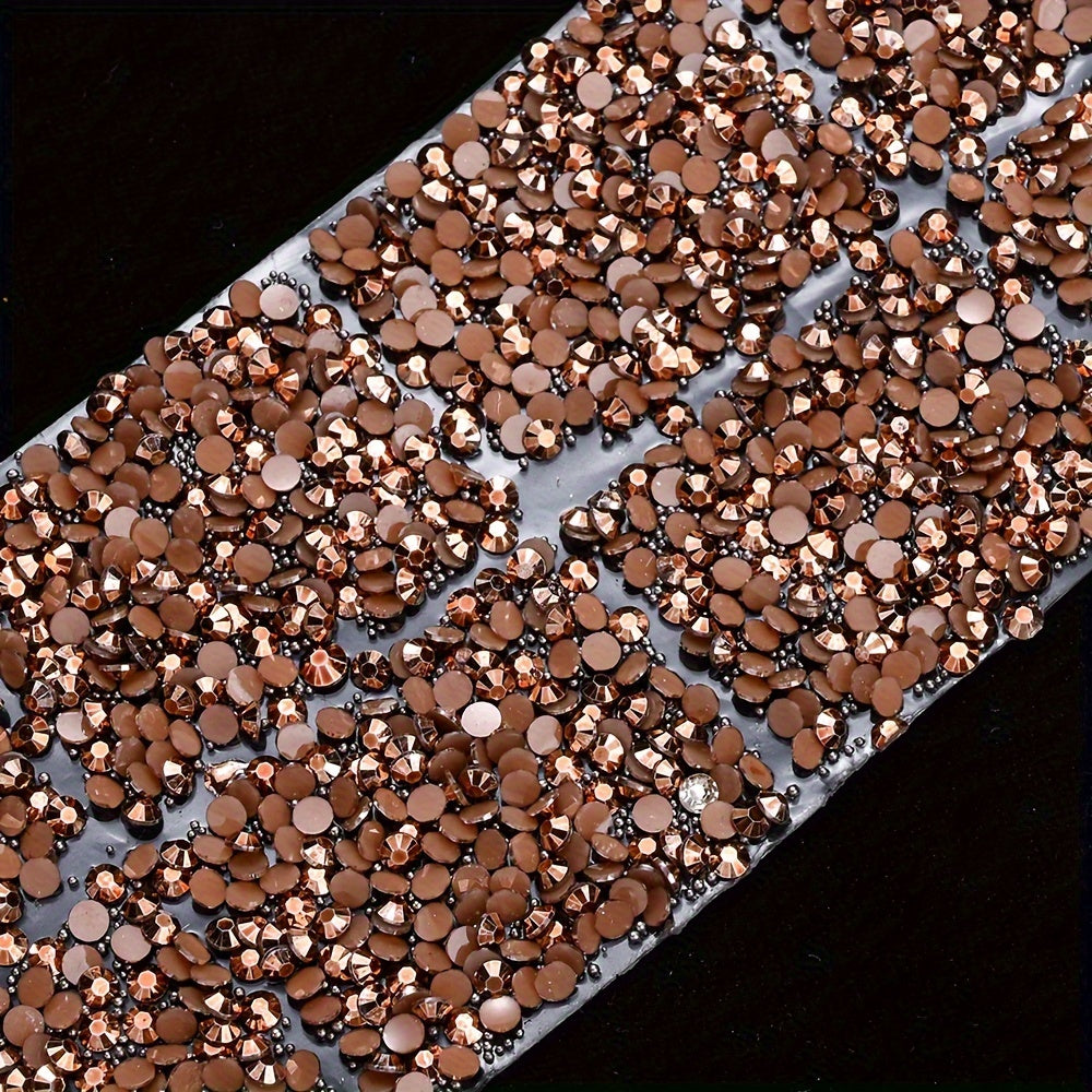 12PCS 4×3cm Self-Adhesive Resin Rhinestone Embellishment Strips