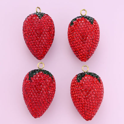 Strawberry Soft Clay Pendant