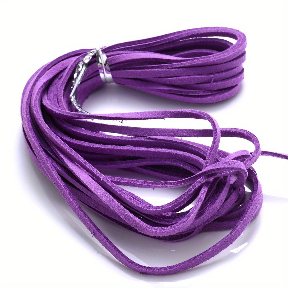 5m 2.5mm Flat Korean Velvet Cord for Jewelry Making