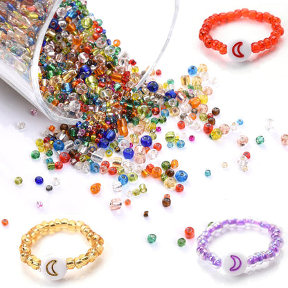 2500/5000/10000PCS 2/3/4mm Silver-Lined Glass Seed Beads