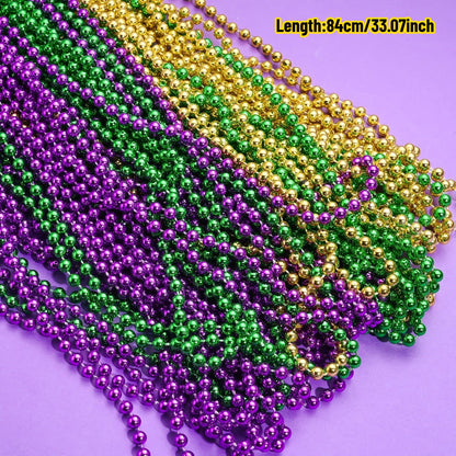 Mardi Gras Carnival Beaded Necklaces
