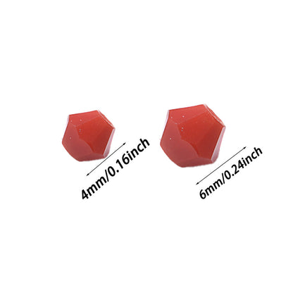 Mixed Faceted Artificial Crystal Beads