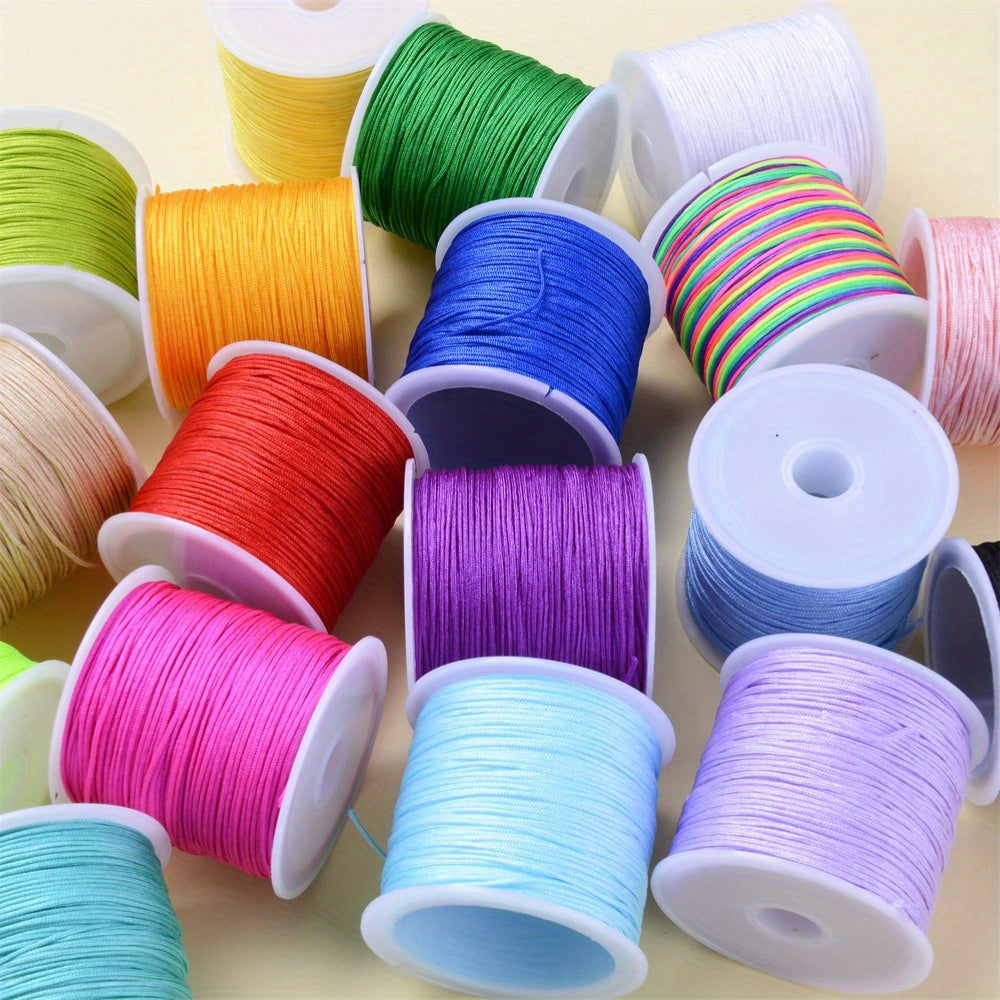 20m 0.8mm Colorful Nylon Chinese Knot Cord