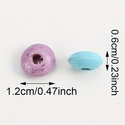Sequined Abacus Wooden Beads