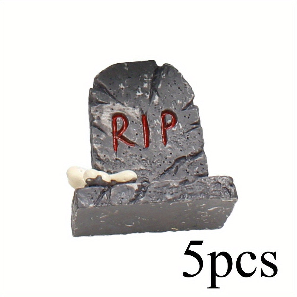 5-Piece Halloween Mini Resin Figurine Set