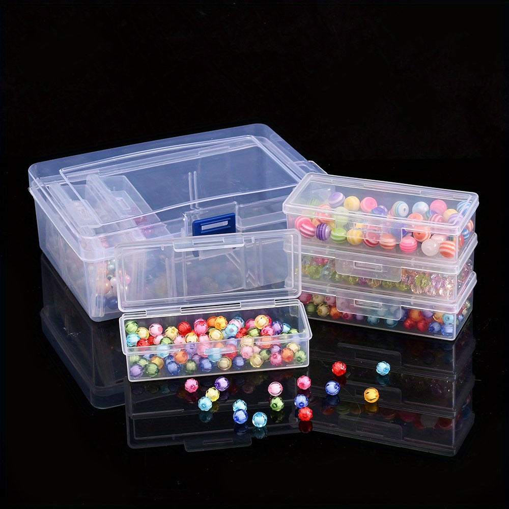 Clear Plastic Storage Box Set