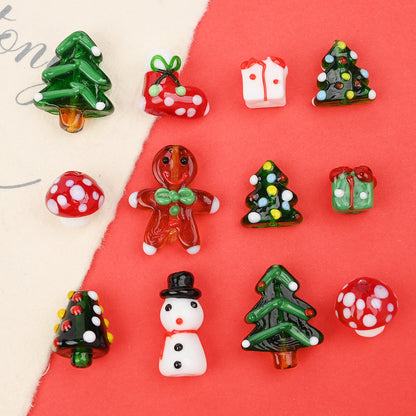 Christmas Glass Beads