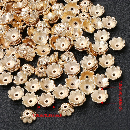 Tulip Pattern Plastic Beads