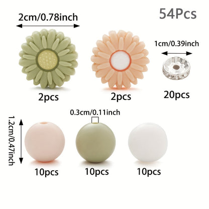 Daisy Series Silicone Beads