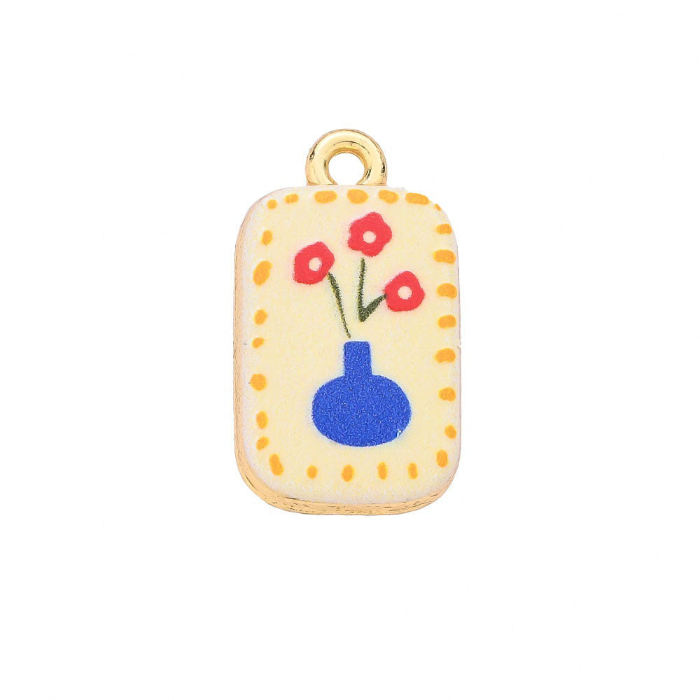 1-Piece Vintage Gold Animal & Nature Charm Pendant