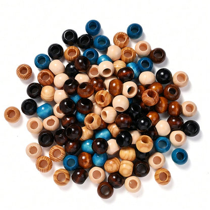 10/30/50pcs 16x20mm Natural Wood Beads