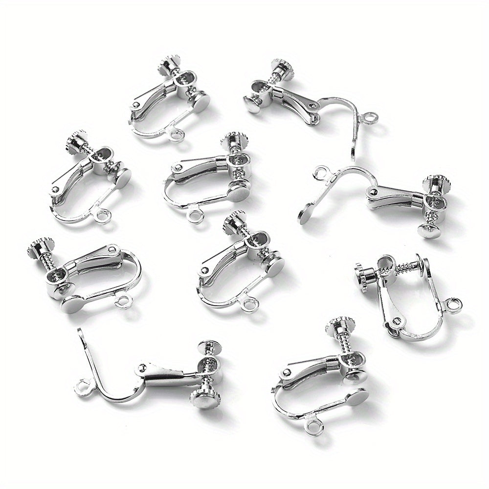 Brass Screw Ear Clips