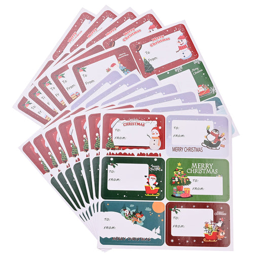 Christmas Rectangle Gift Tags