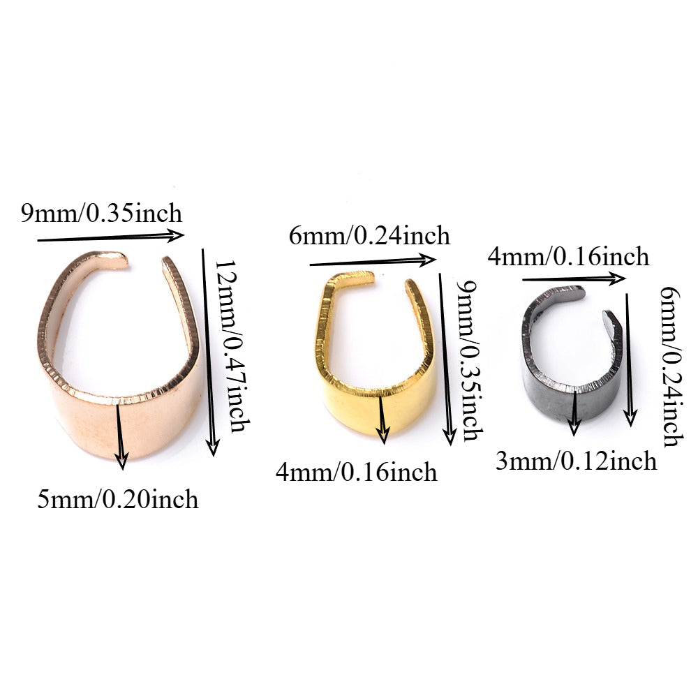 50-Piece Mini Seed Clasps for Jewelry Making