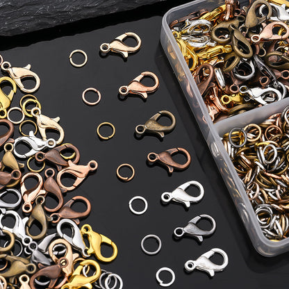Lobster Clasp & Open Ring Jewelry Findings Kit