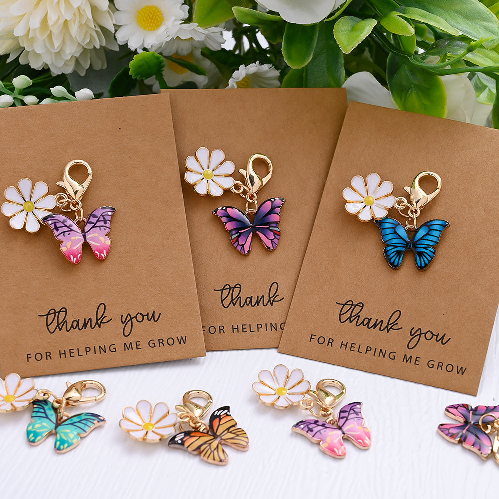 Butterfly Keychain Gift Set