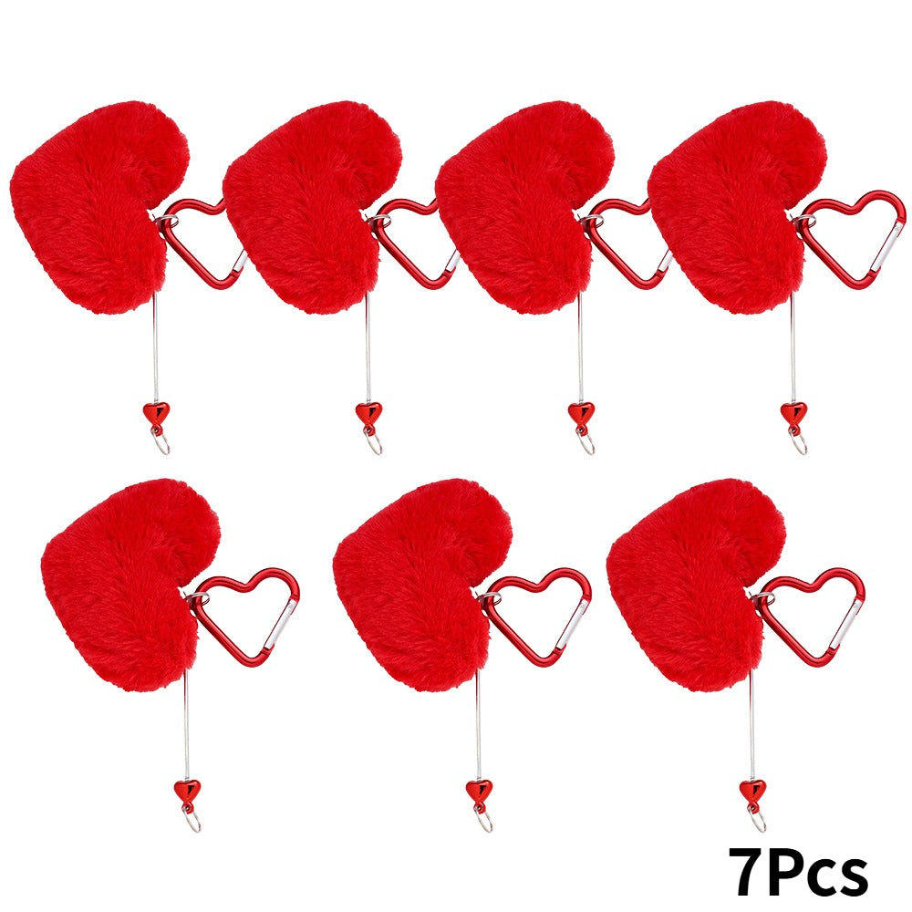 Heart Pom Pom Keychain Making Kit