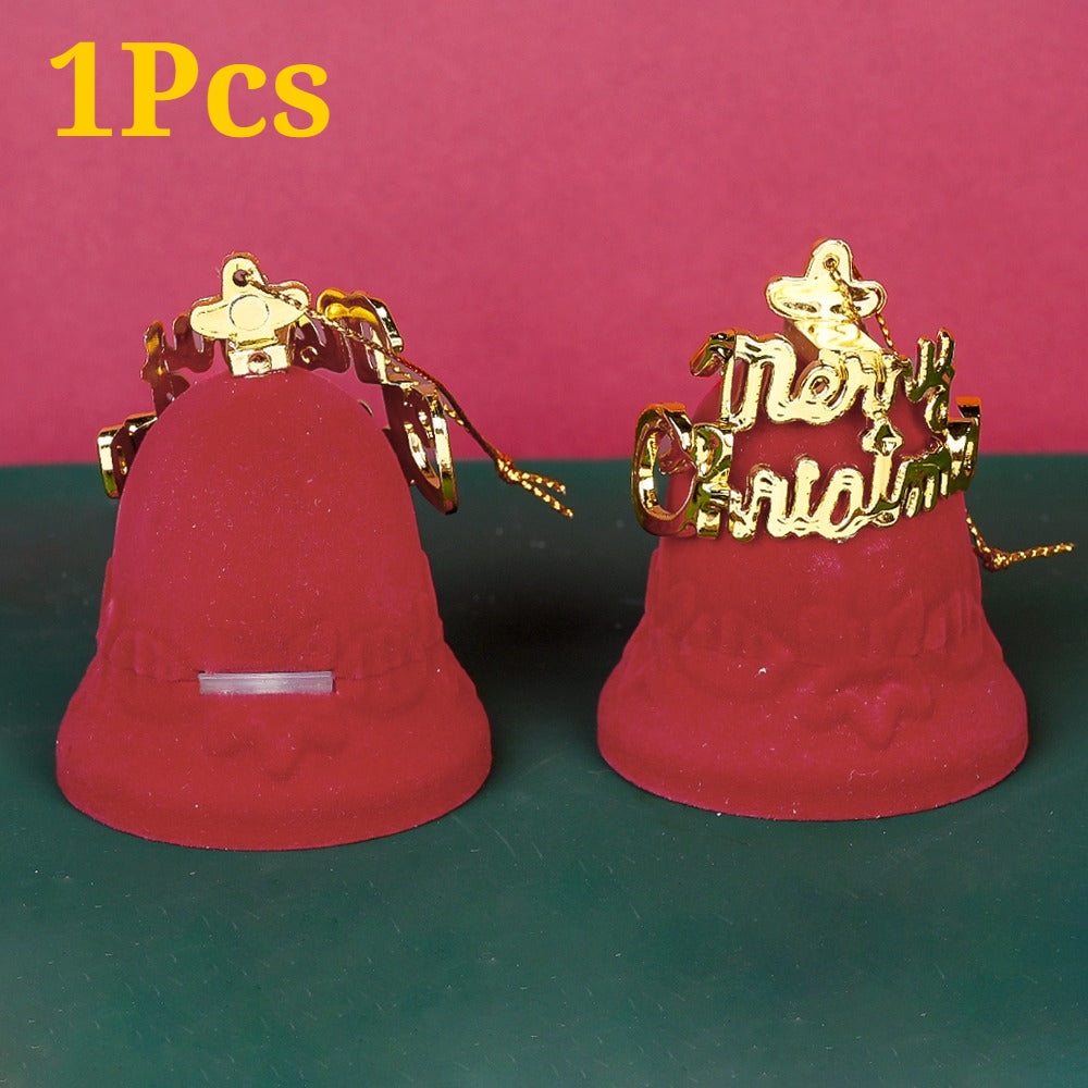 Christmas Tree & Gold Character Jewelry Box
