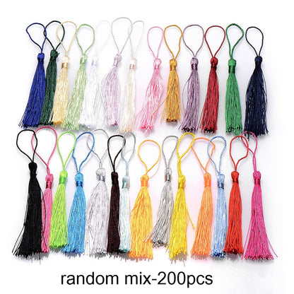 Vibrant Long Tassel Set