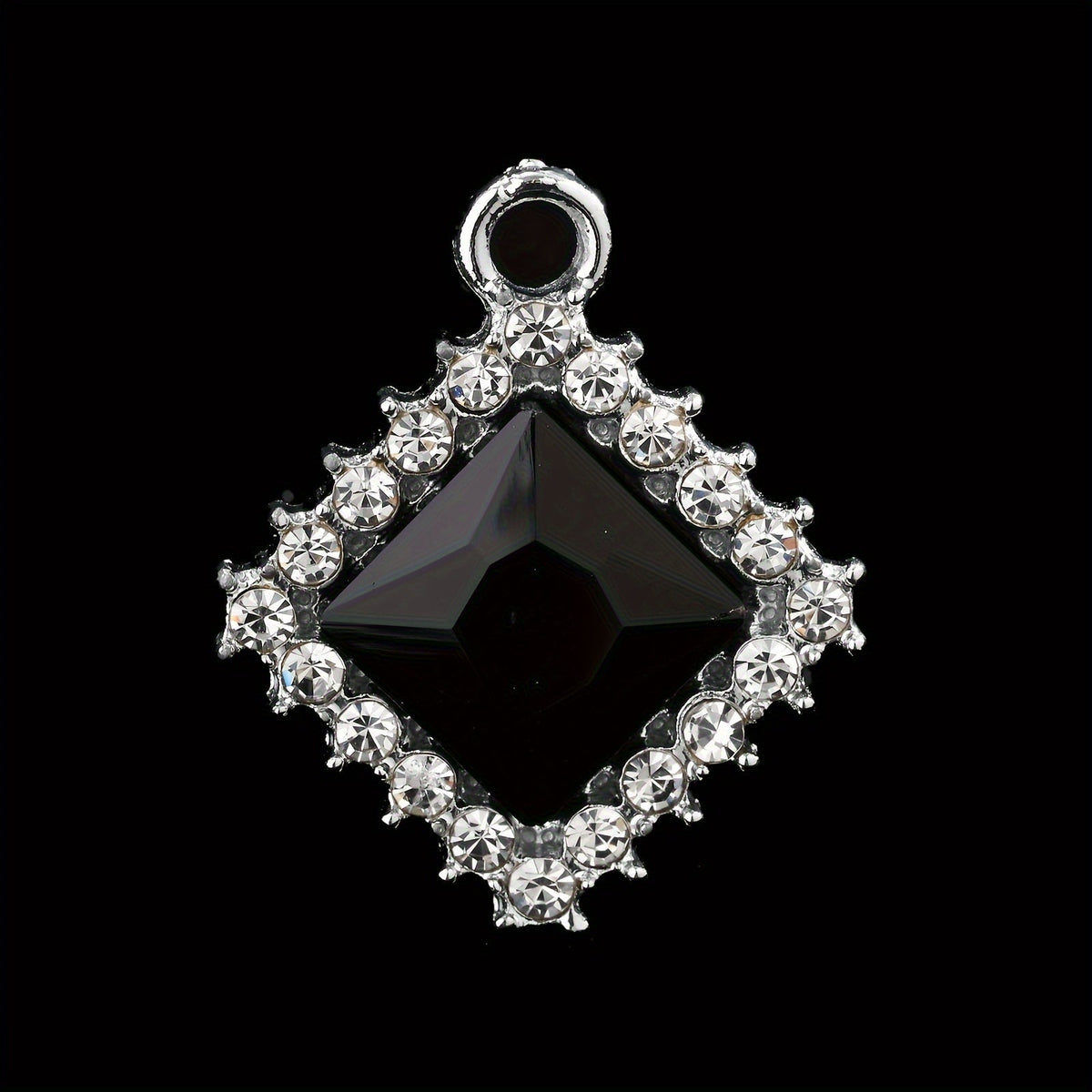 Square Alloy Pendant Set