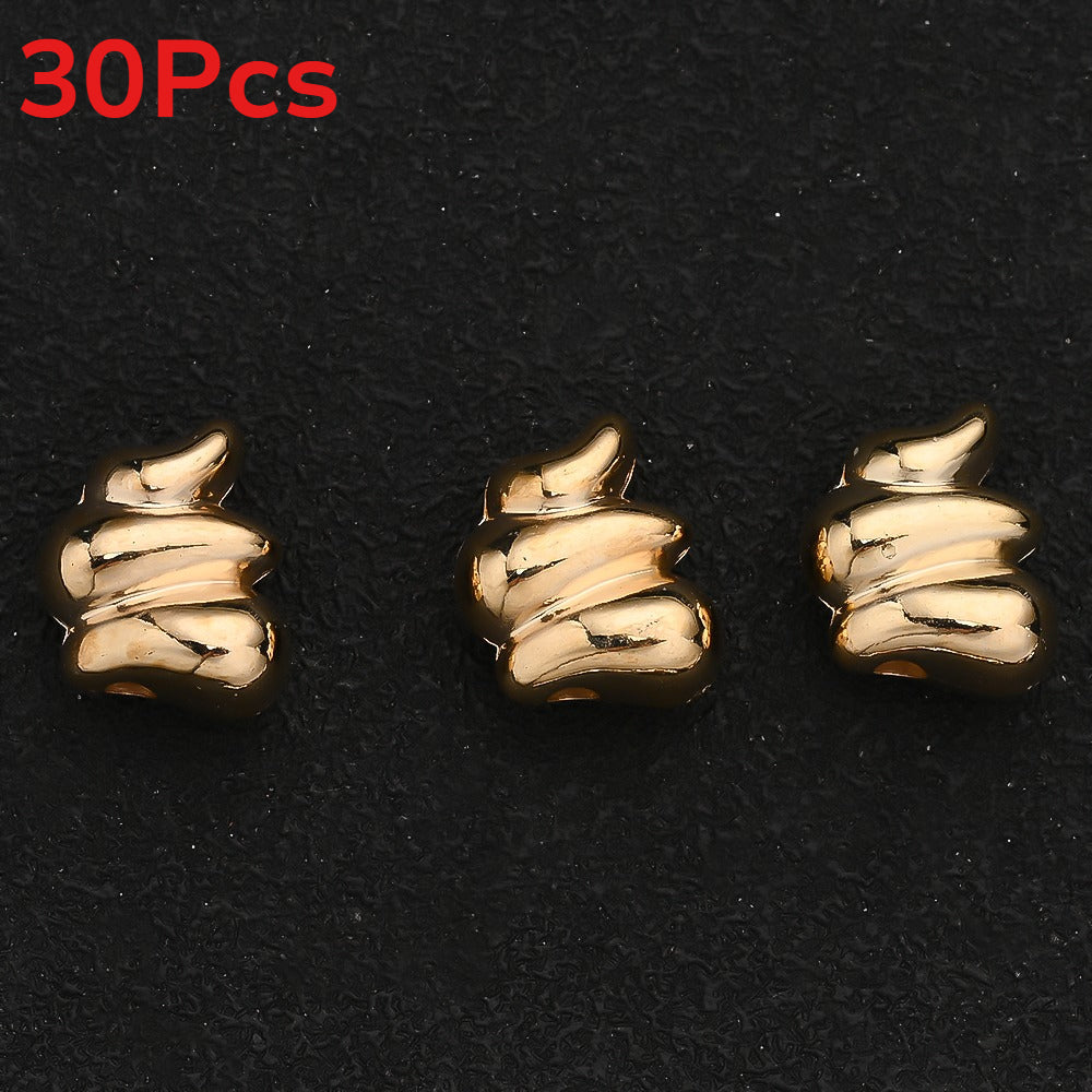 30/50PCS 14×11mm CCB Irregular Spacer Bead Set