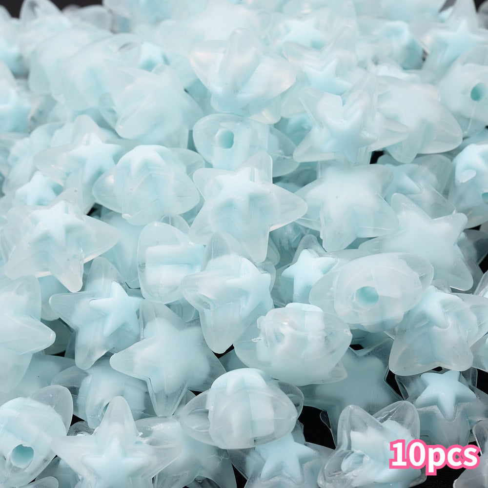 16 mm Acrylic Star Beads